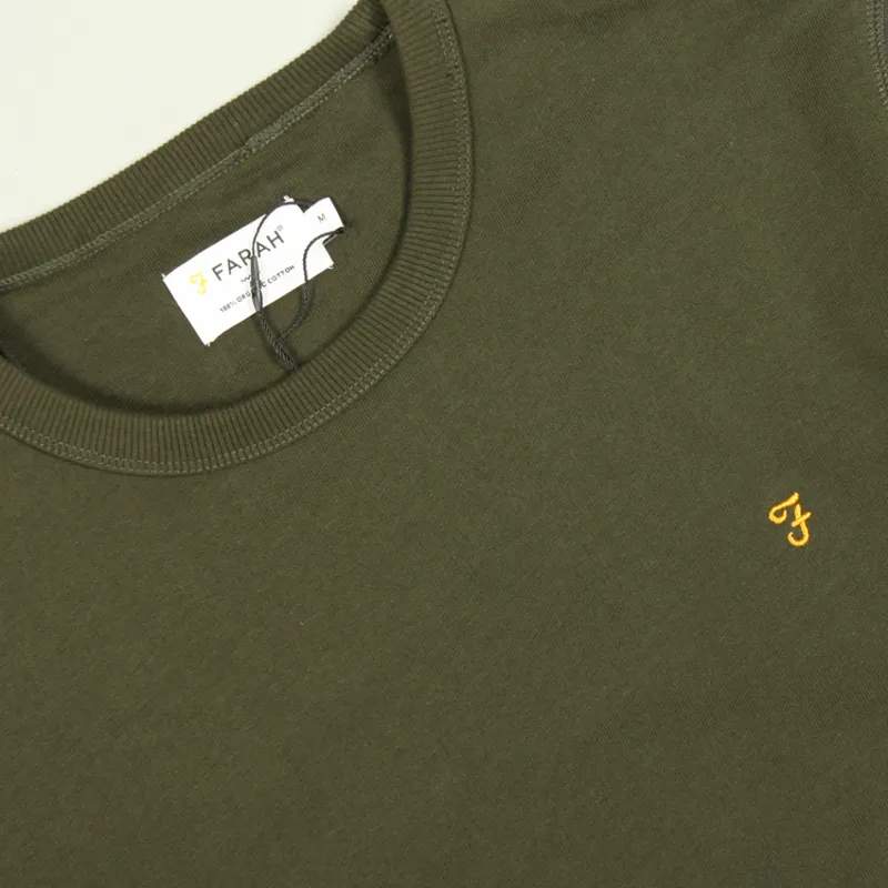 Farah Tim Sweatshirt - Evergreen-1